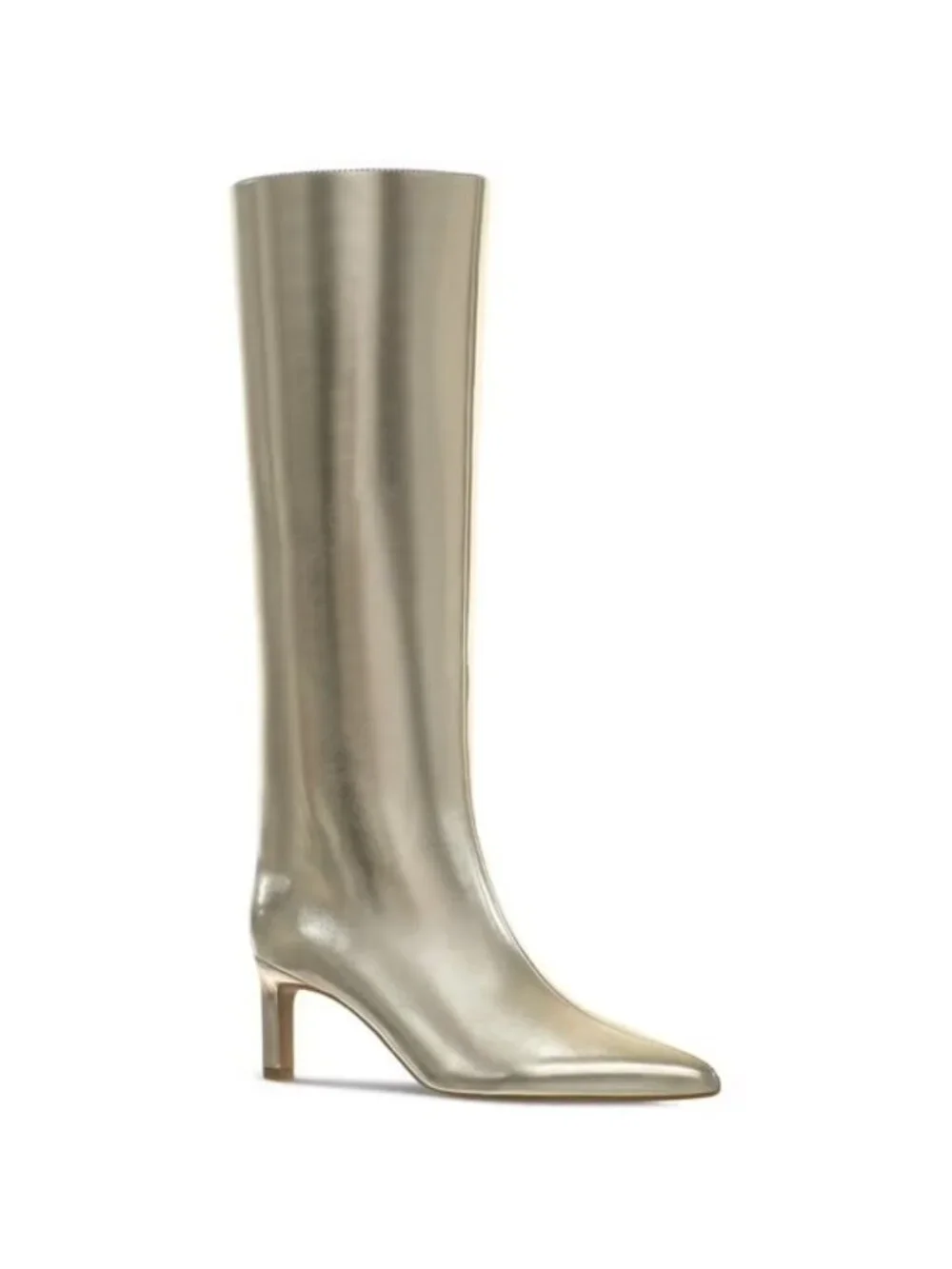 On 34th Rachelle Stovepipe Knee High Boots Gold Size 10 MSRP $129